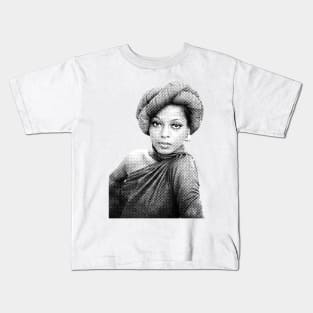 Diana Ross Halftone Kids T-Shirt